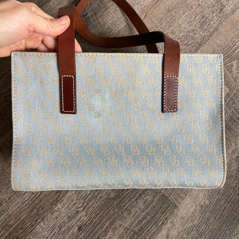 Dooney & Bourke Vintage signature jaquard logo print purse - Picture 8 of 16